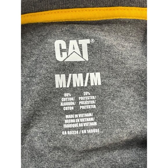 Caterpillar NWT Mens Gray Short Sleeve Crew Neck Pocket T-Shirt, Medium, New - Picture 12 of 13